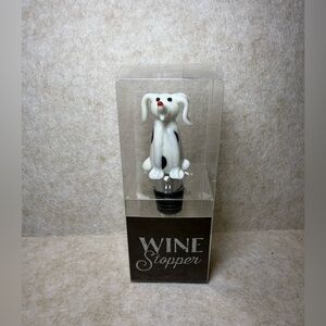 Dalmatian Dog Red Nose Pet Lover Wine Stopper Brand New in Packaging NWT